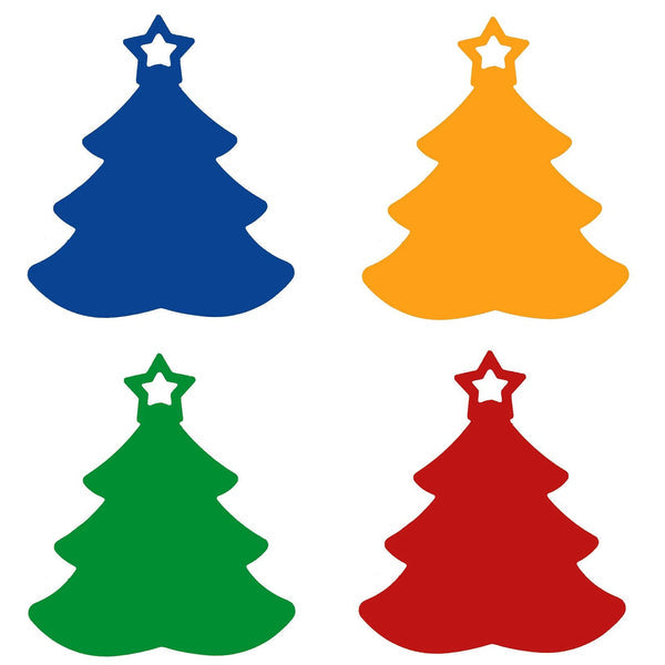 ALUMINUM CHRISTMAS TREE TAG ENGRAVED